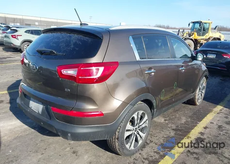 2013 Kia Sportage Ex from USA, damaged, VIN KNDPCCA21D7452737